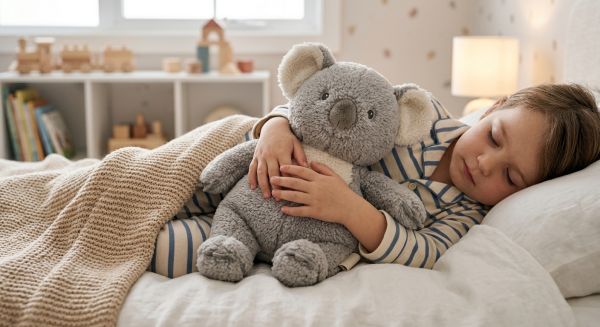 Comment une peluche lestée peut apaiser vos enfants